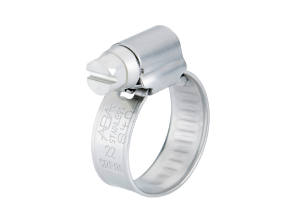 ABA hose clamp stainless steel 9mm / Ø15 - 24mm