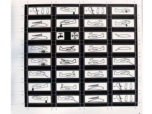 Alexander Schleicher Cockpit placards 'Classic' single seater white