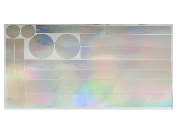 Anti Collision marking sticker sheet Holographic / Mirror