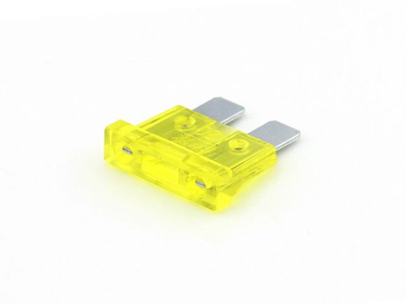 Car fuse / blade fuse 20.0 Amp yellow