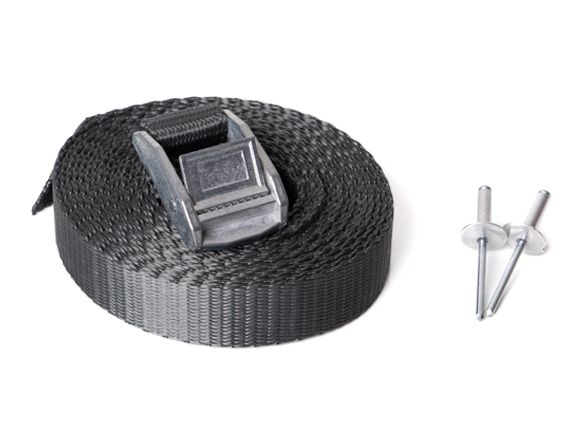Cobra belt dark gray + buckle for hull cart