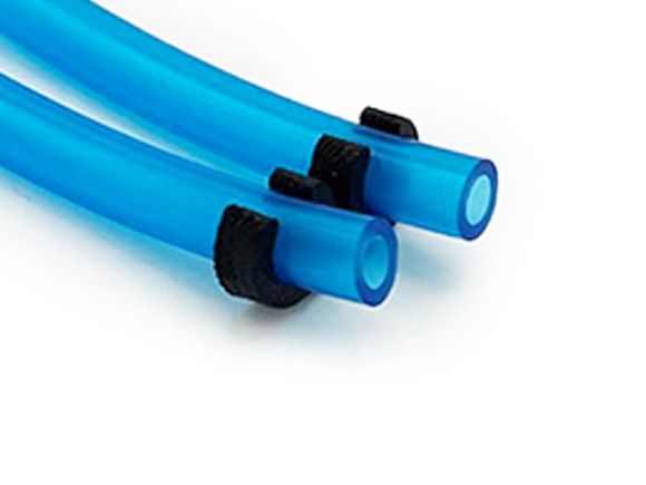 GE tube clip 2P plastic black Ø8mm