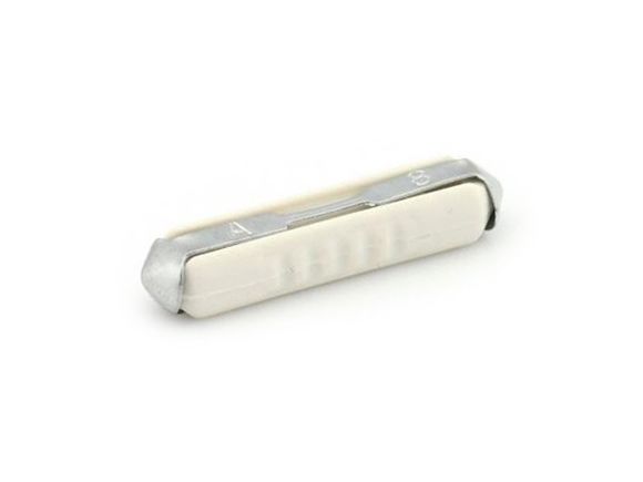 Ceramic fuse / torpedo fuse 8.0 Amp white