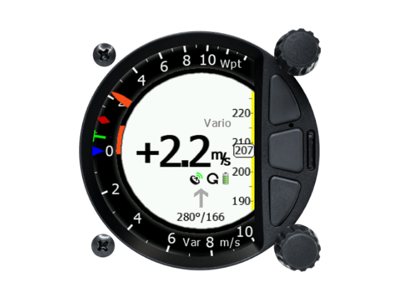 LXNAV S80 digital variometer 80mm