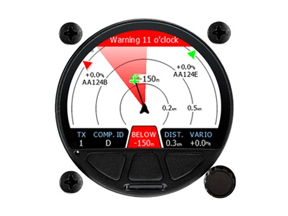 LXNAV TrafficView (Flarm) display 80mm