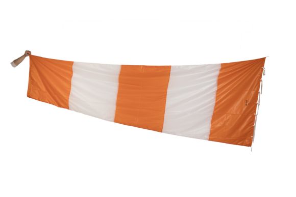 MarS Windsock  Ø90cm/360cm orange/white