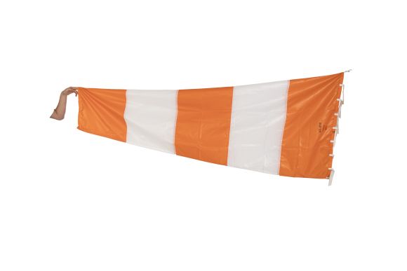 MarS Windsock  Ø60cm/225cm orange/white