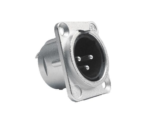 Neutrik XLR 3P chassis connector male