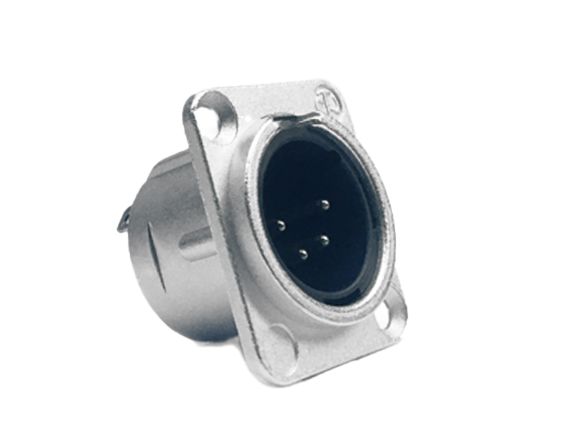 Neutrik XLR 4P chassis connector male
