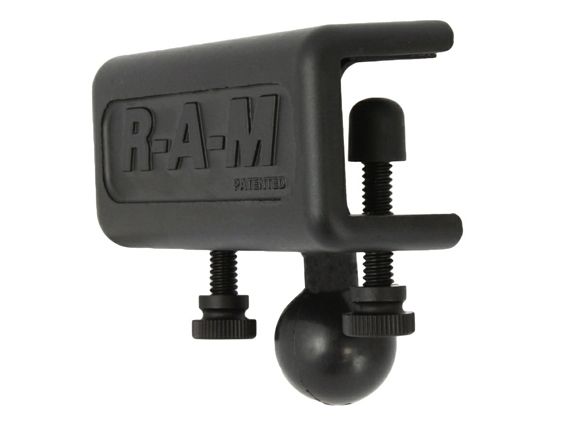 RAM ball base edge clamp