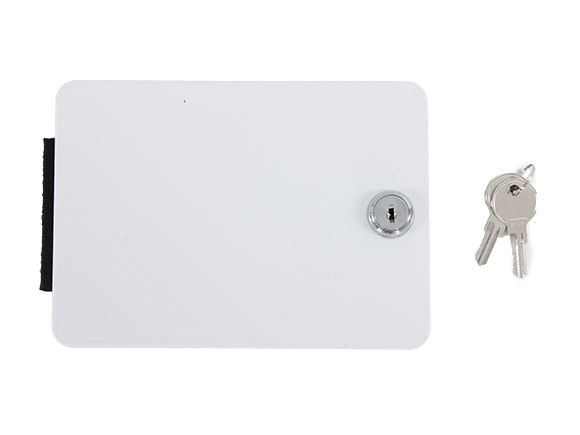 Security window white