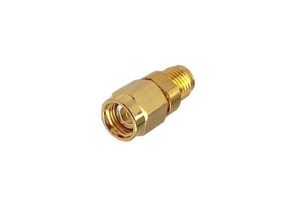 SMA female -> RP-SMA male coax adapter