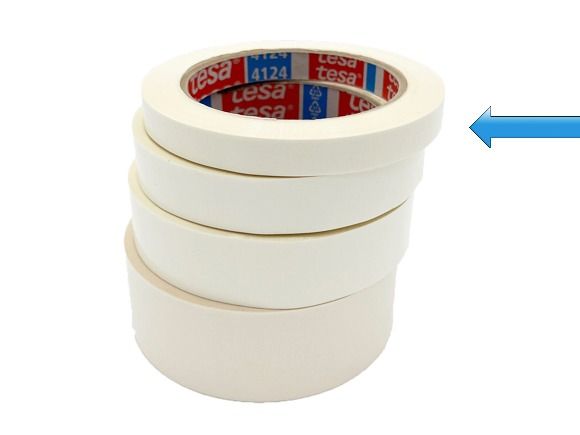 TesaPack PVC filmtape white 12mm