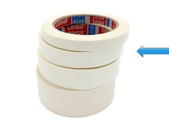 TesaPack PVC filmtape white 19mm