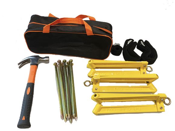 The Claw plane anchoring system set