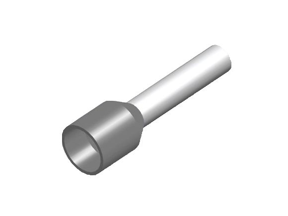 Tirex cable (ferrule) endcap 0.75mm² gray