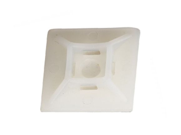 Tirex self adhesive Tiewrap mount 28 x 28 x 5mm white