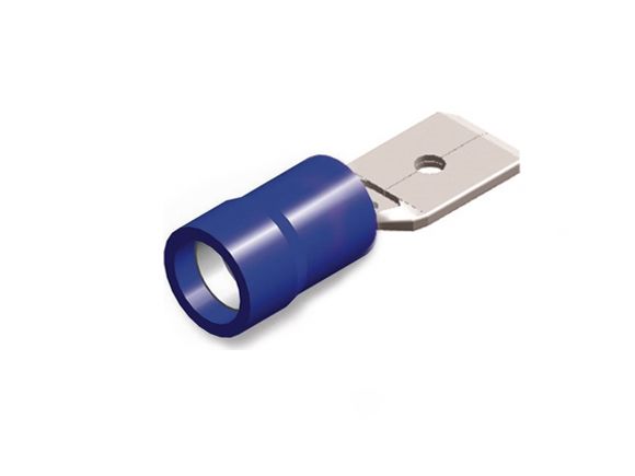 Tirex terminal cable shoe male 6.3mm / 1.5 - 2.5mm² blue
