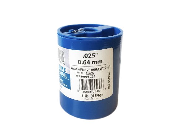 WCS safety lockwire stainless steel Ø .025'' (0.64mm)