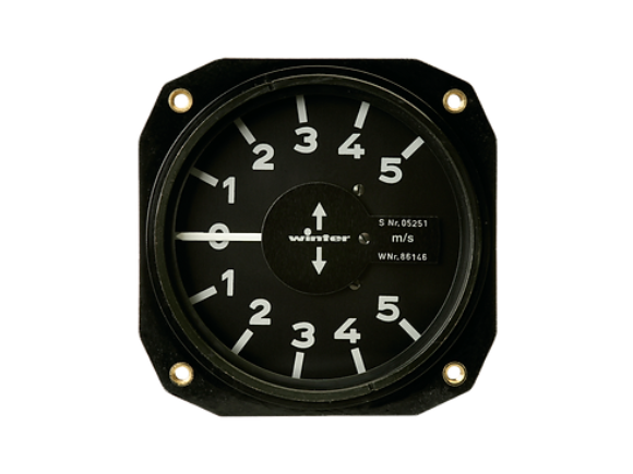 Winter variometer 80mm lin. 5/5 3.0s